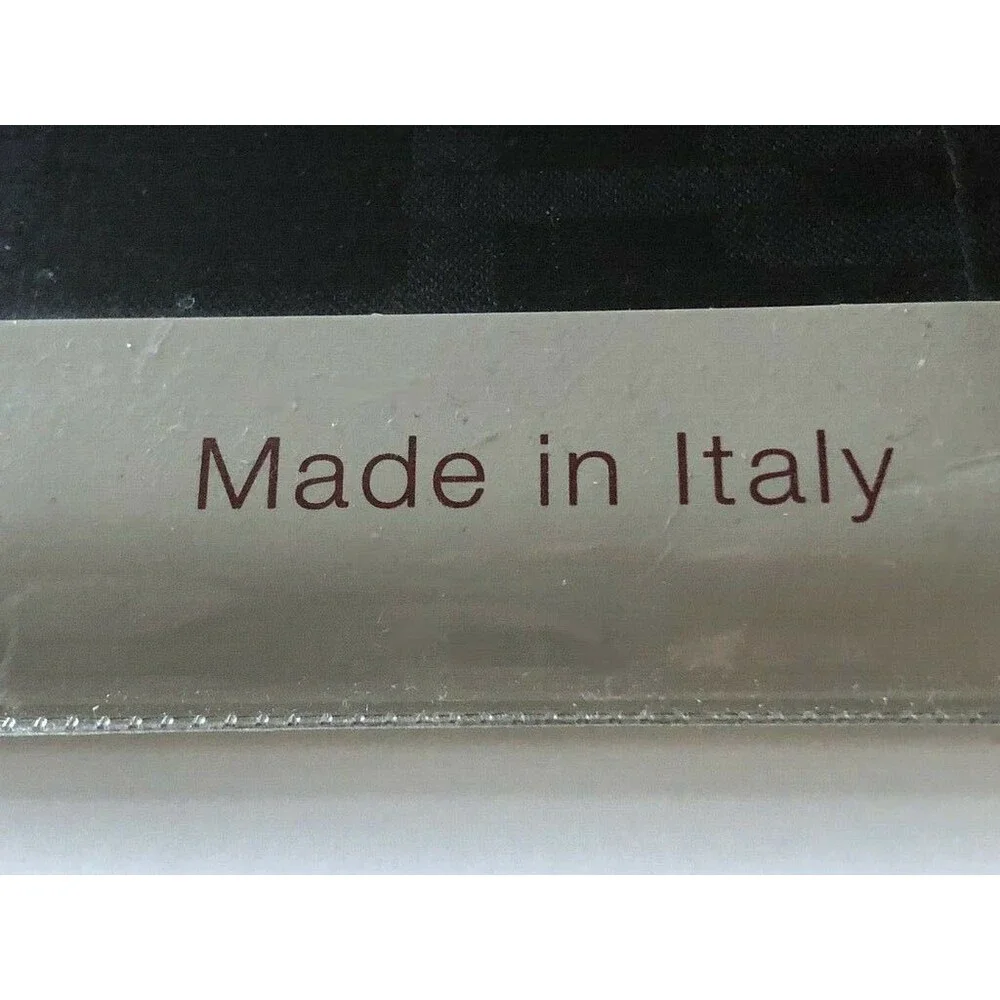 Signoria Firenze Italian Tiffany Euro Pillow Sham Black 26x26 Made In Italy